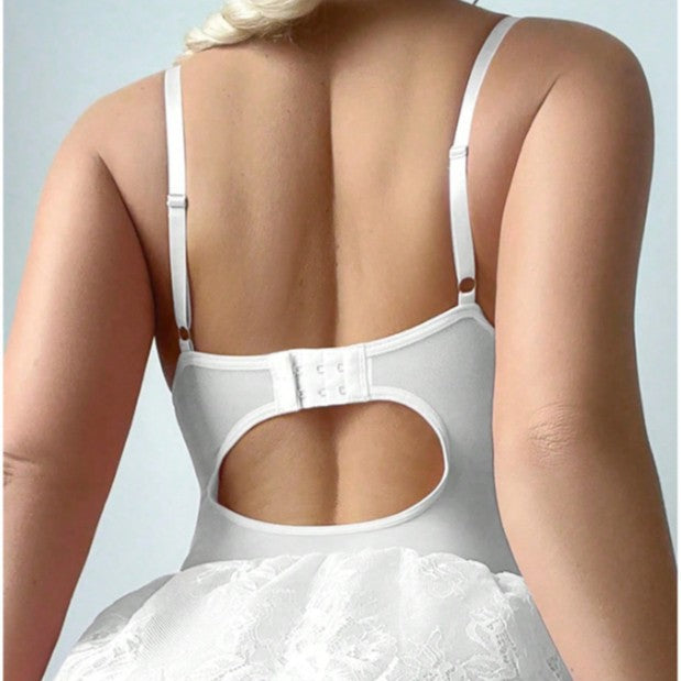 Sexy Lace Bow One-Piece Lingerie