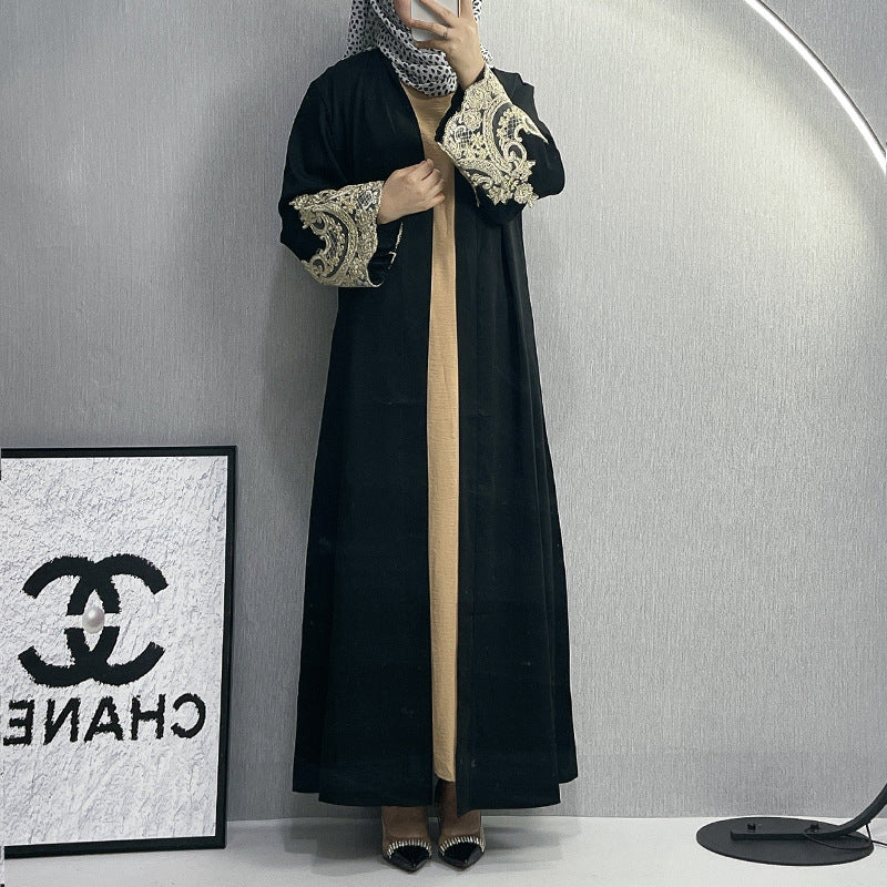 Elegant Embroidered Abaya Dress for Women