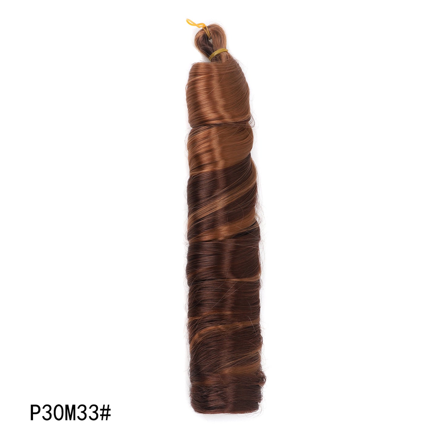 Crochet hair tubes curved wigs braids