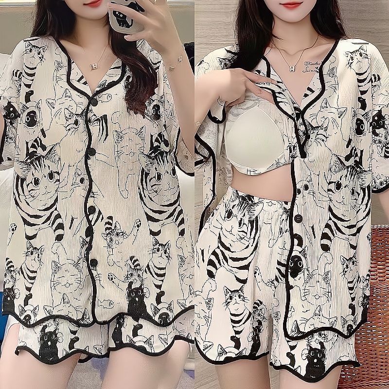l Fashion Printed Pattern Home Clothes