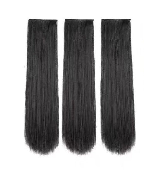 3-Piece Seamless Invisible Long Curly Hair Extensions for Women