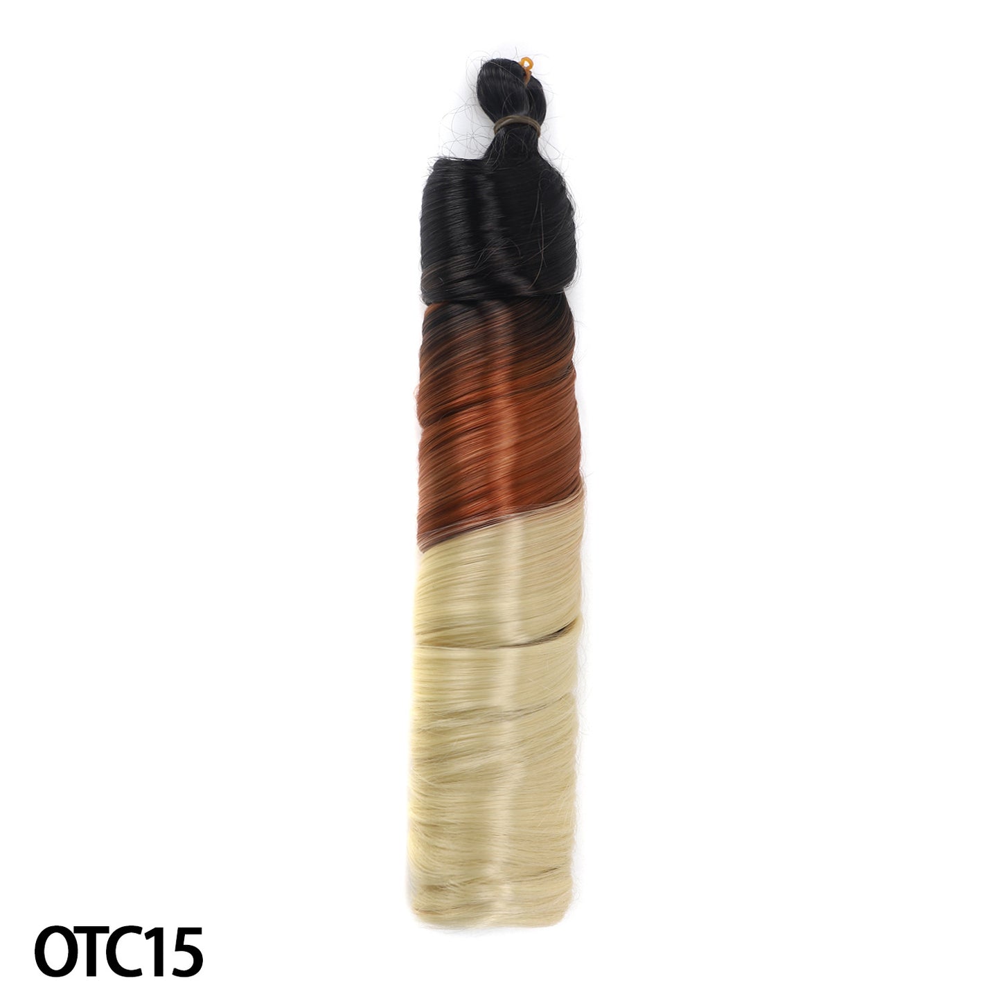 Crochet hair tubes curved wigs braids