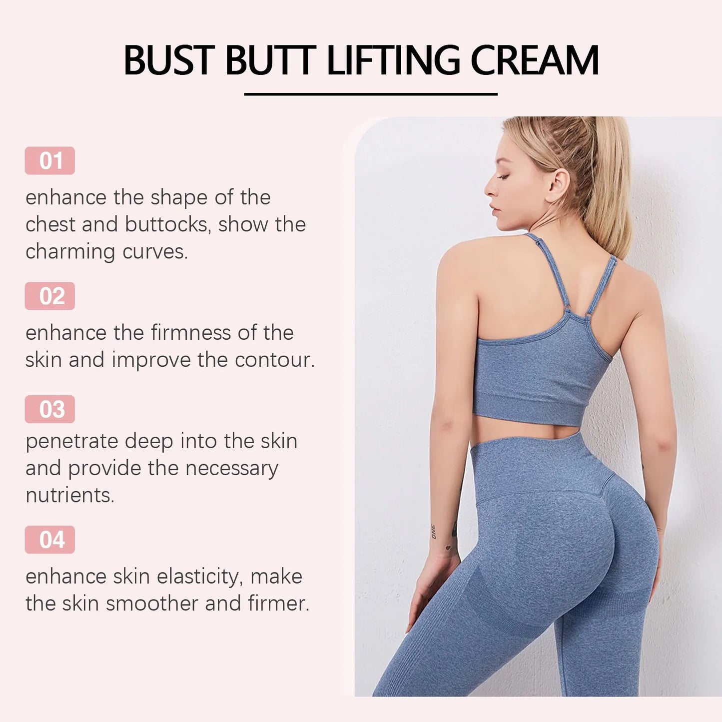 nlarge Hip Firm Cream Fast Grow Plump Butt Nourish Moisturize Big Ass Prevent Sag Enhance Sexy High Hip Cream for Buttock Care
