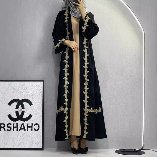 Elegant Embroidered Cardigan Robe for Women