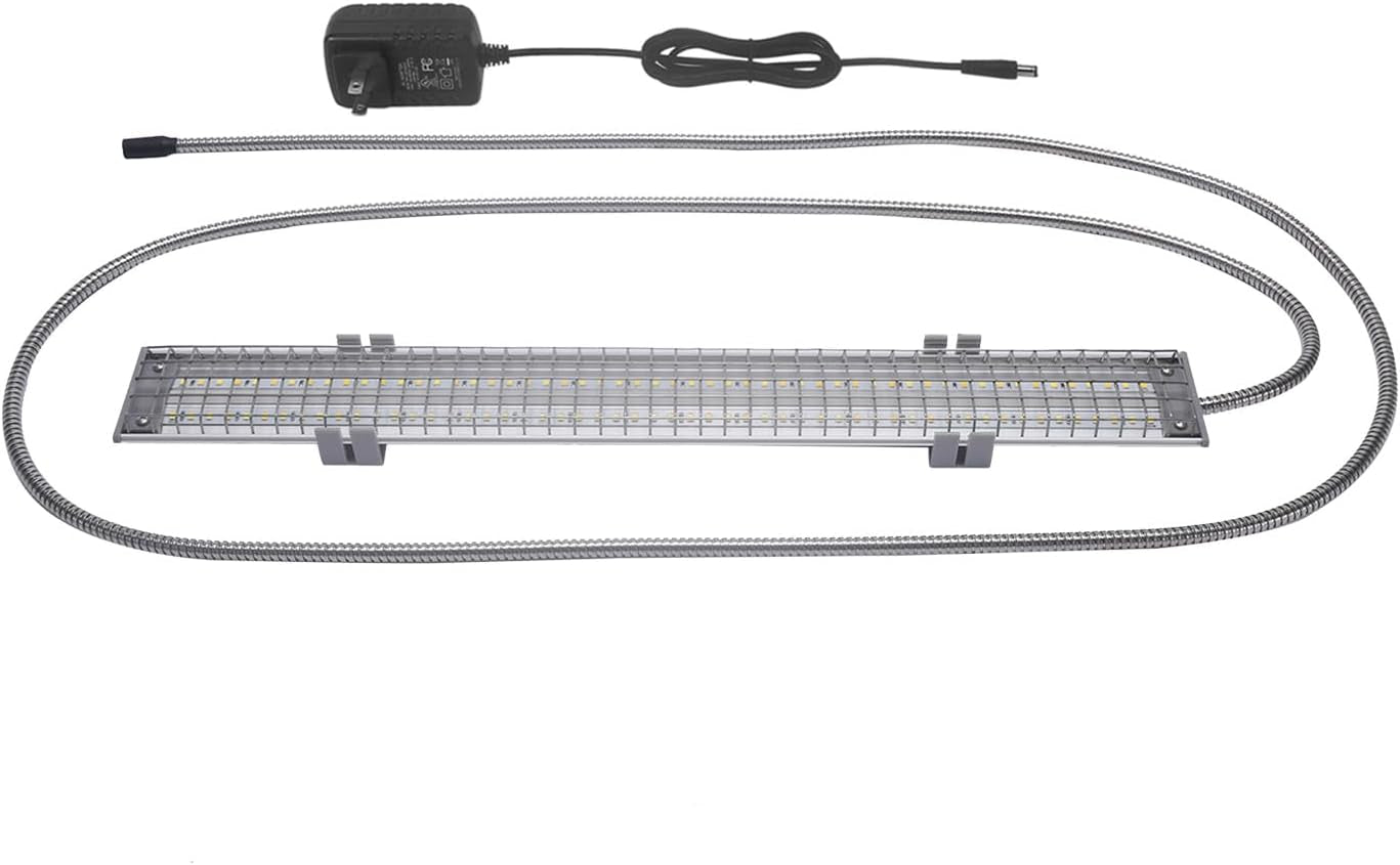 Happybird Full Spectrum LED Lighting for Bird Cages with Chew Guard - Safe and Easy to Install 18" Light for Hookbill Birds