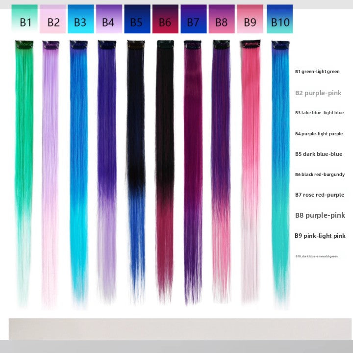 Ear-hanging hair dye