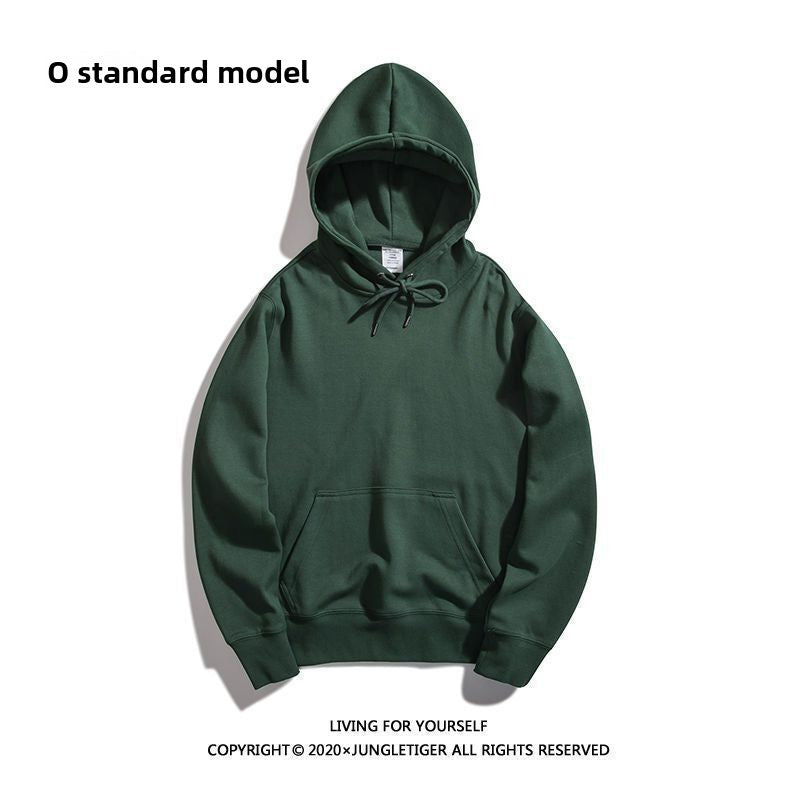 A highly anticipated solid-color sweatshirt for men