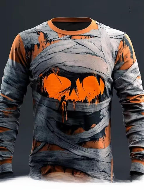 Skull Mummy 3D Printed Casual T-Shirt