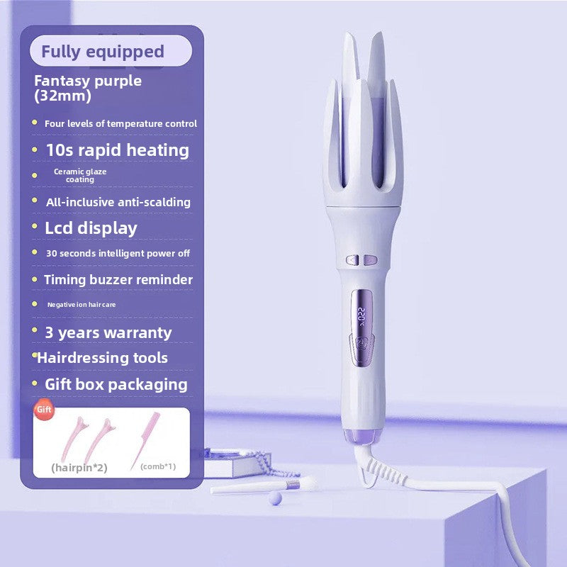 Automatic Curling Wand, Hair-Friendly Electric