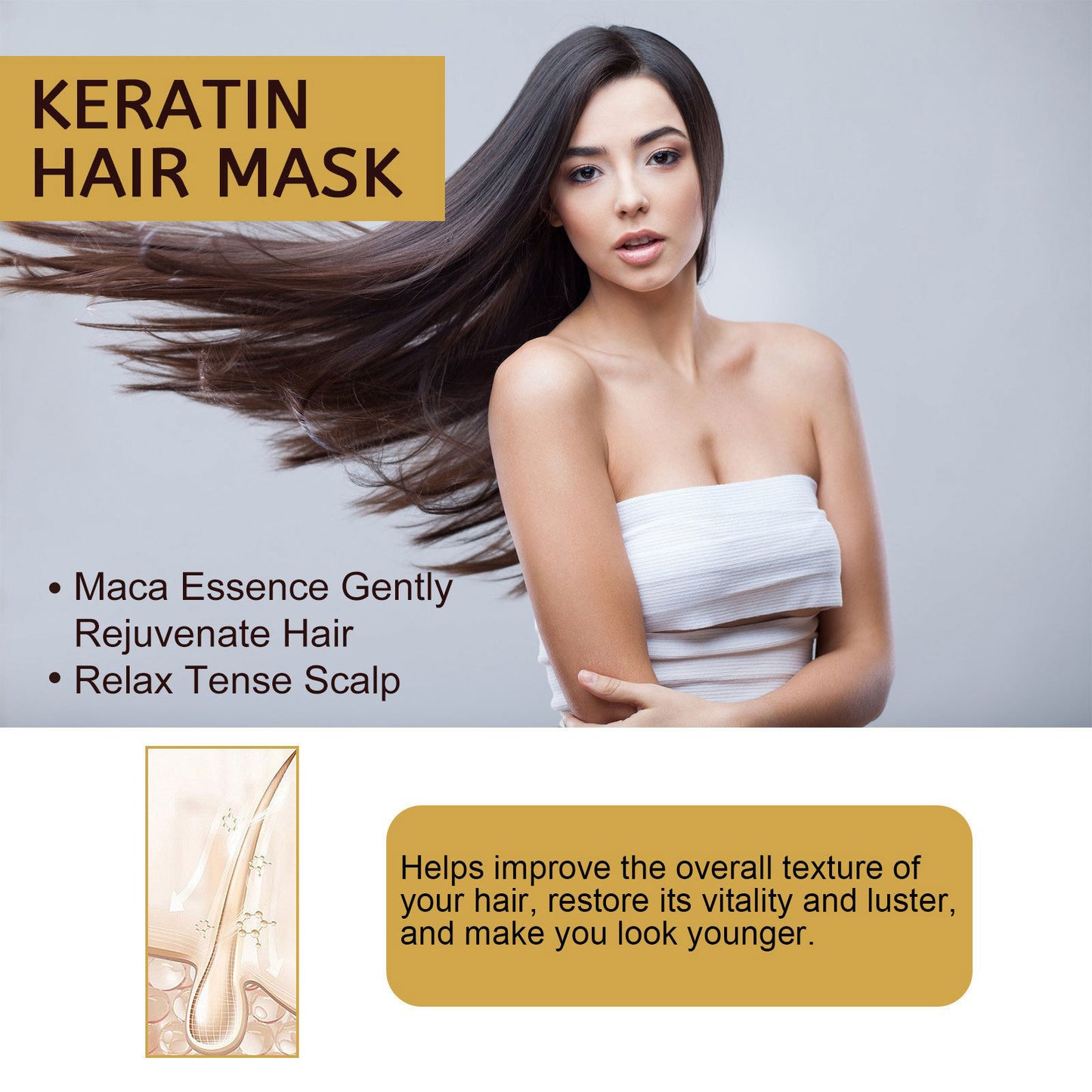 Repair nourish and smooth hair mask