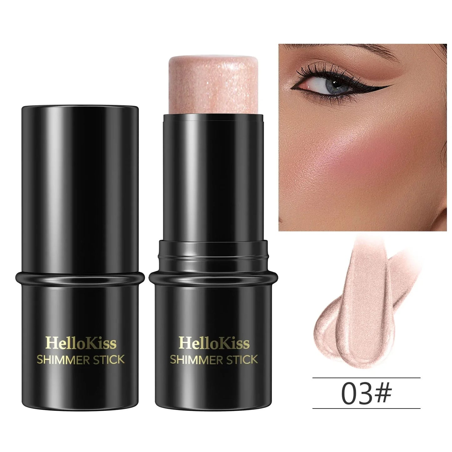 Highlighting&Bronzer Stick Face Brightening Blusher Rouge Concealer Pen Long Lasting Corrector Nose Shadow Contouring Cosmetics