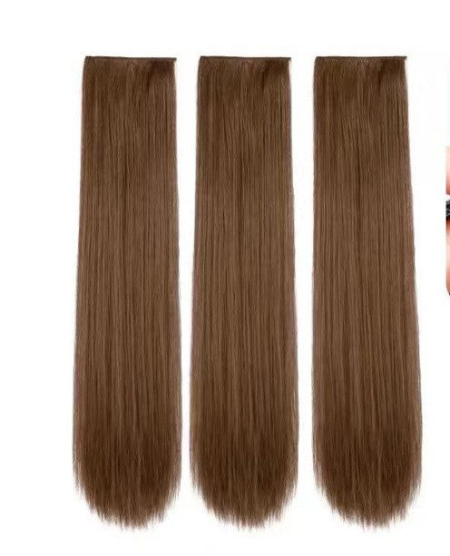 3-Piece Seamless Invisible Long Curly Hair Extensions for Women