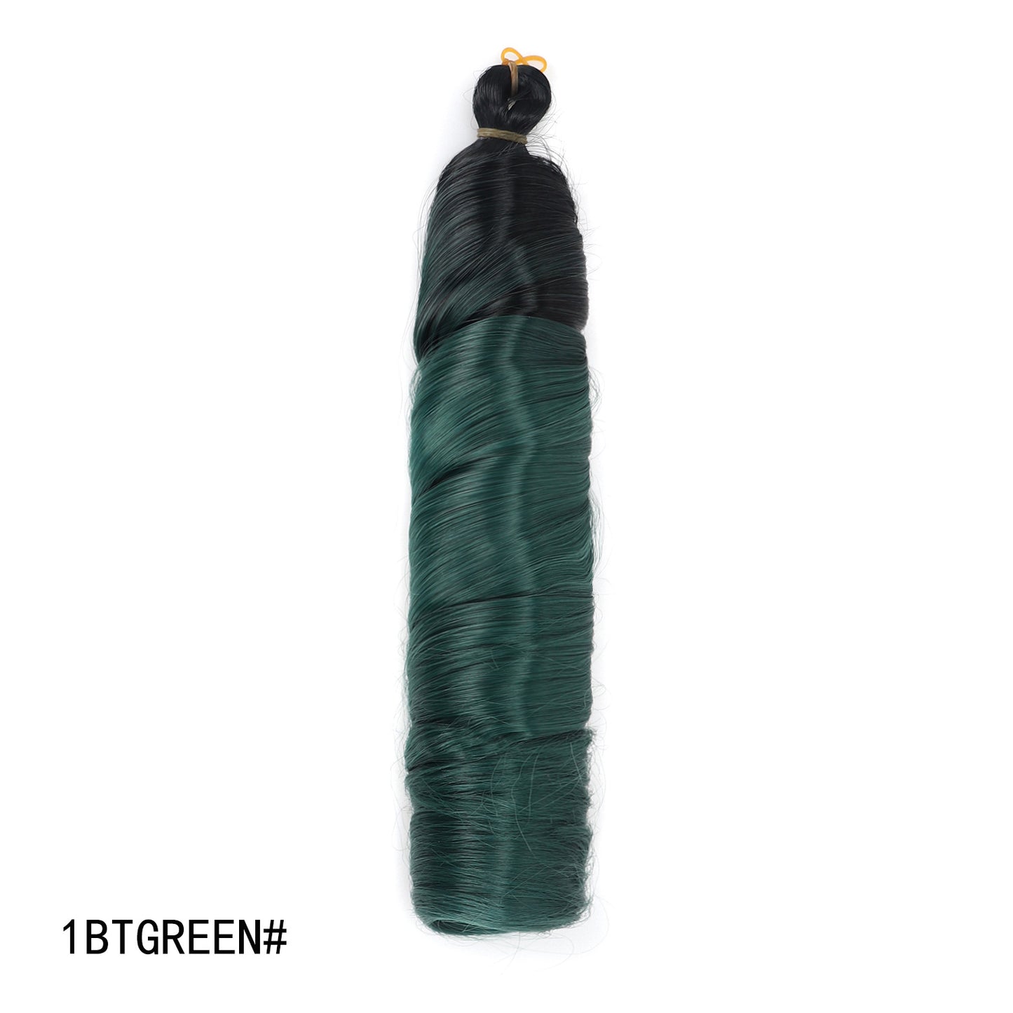 Crochet hair tubes curved wigs braids