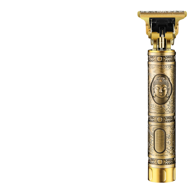 Rechargeable Electric Hair Clipper with Titanium Blade