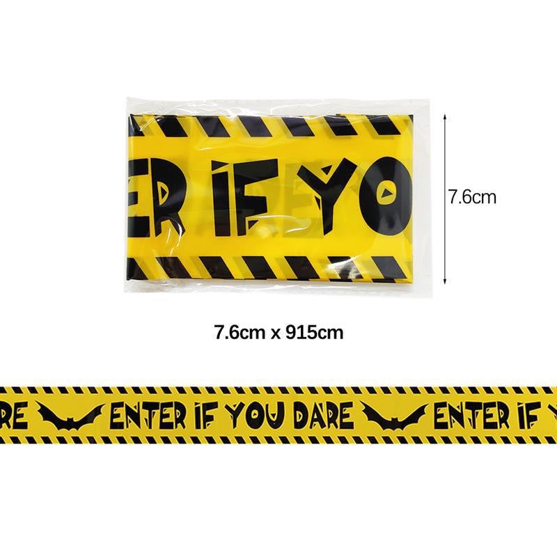 Halloween Decoration Warning Belt