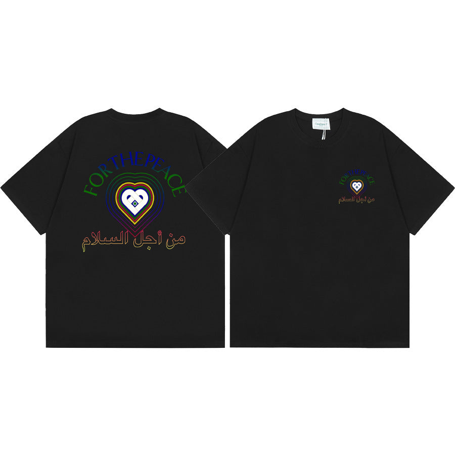 Loose short-sleeved T-shirts for both men and women