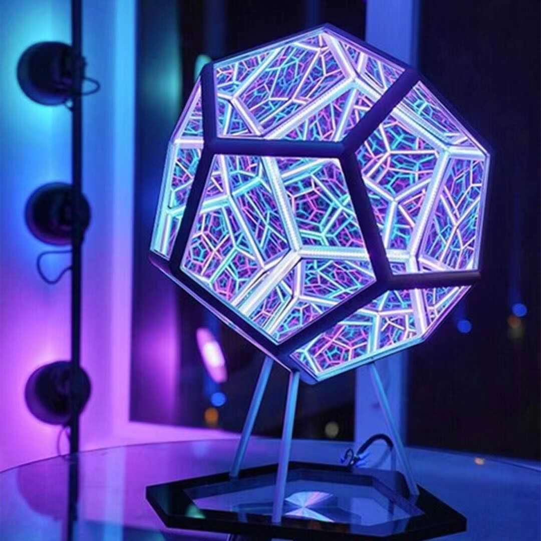 Twelve-sided colored night light