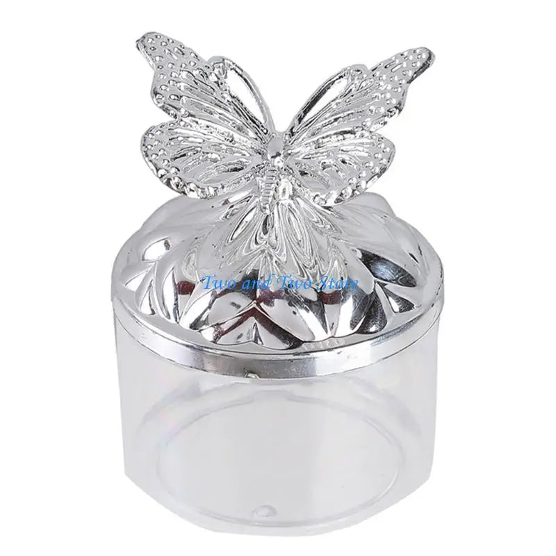 HX6F Decorative Butterfly Accent Plastic Serving Dish For Event Candy Storage Container