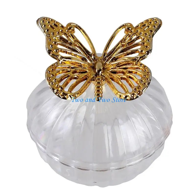 HX6F Decorative Butterfly Accent Plastic Serving Dish For Event Candy Storage Container