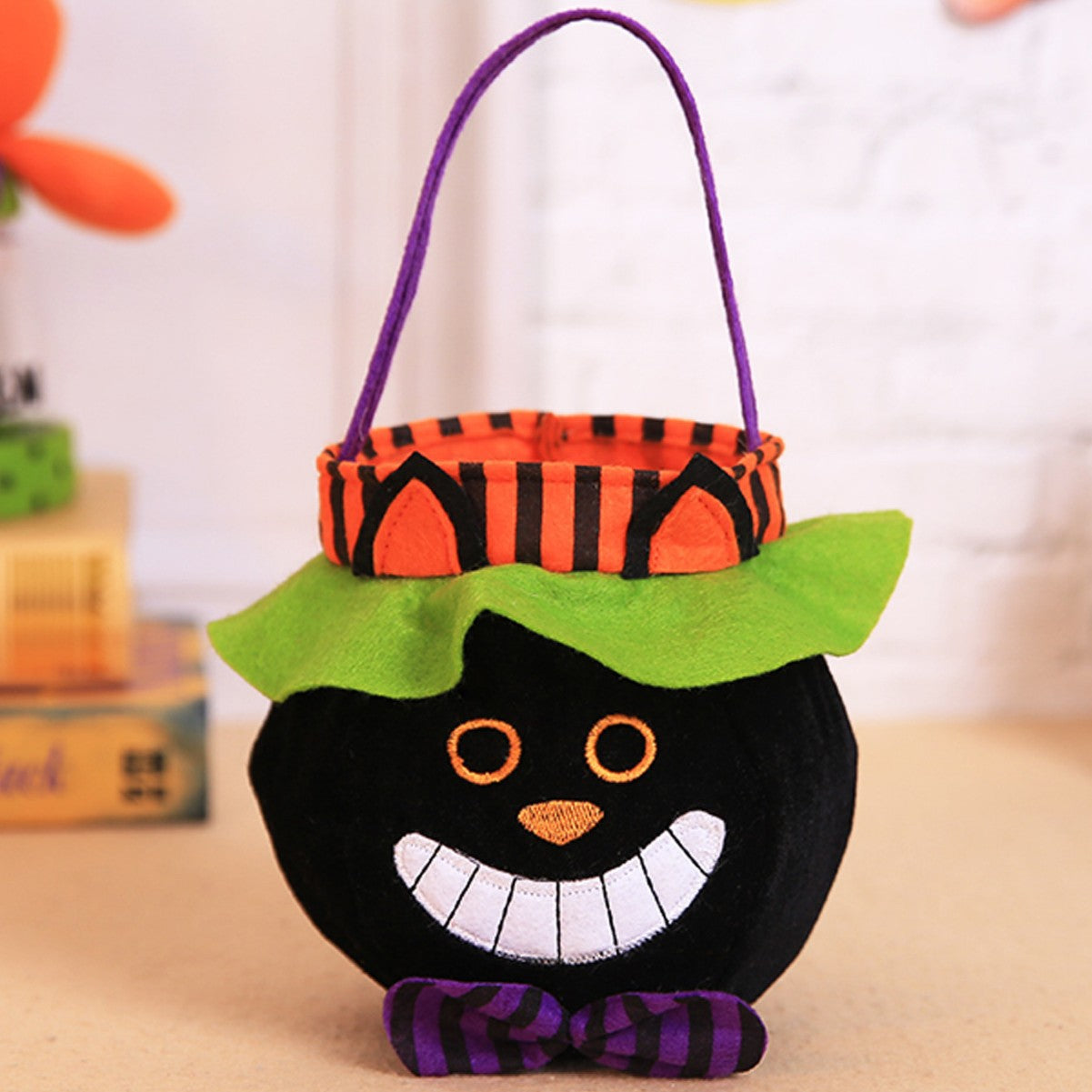 Halloween Decorations Witch Pumpkin Tote Bag