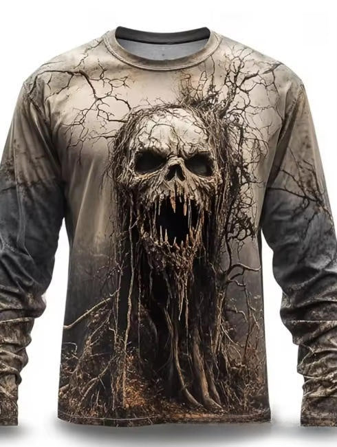 Skull Mummy 3D Printed Casual T-Shirt