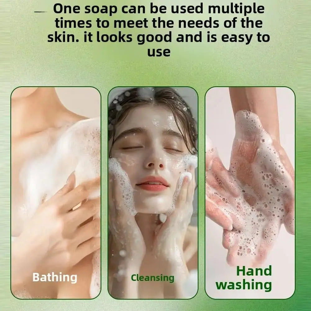Handmade Wash Soap Grape Shape Natural Glycerin And Plants Gentle Soap With Box Hangable Deep Cleansing Supplies For Face Body 