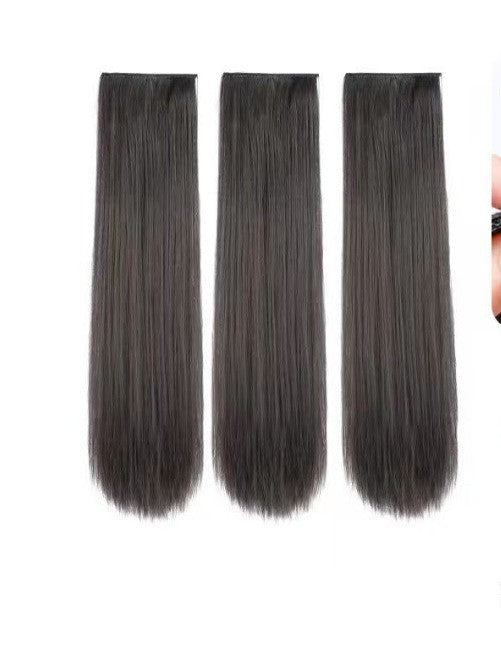 3-Piece Seamless Invisible Long Curly Hair Extensions for Women