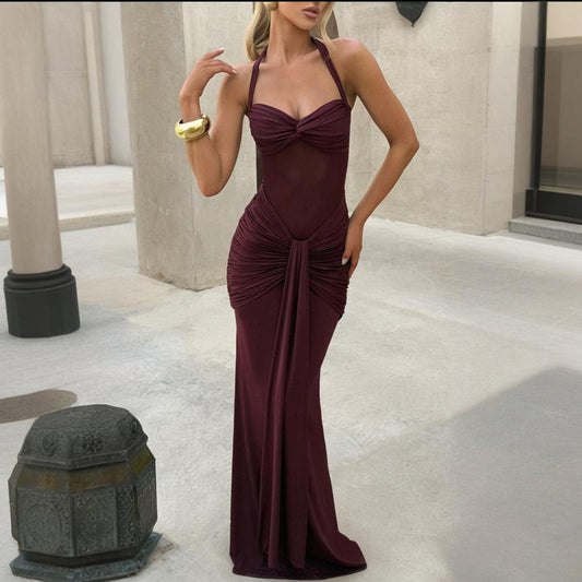 A sexy strapless dress for women