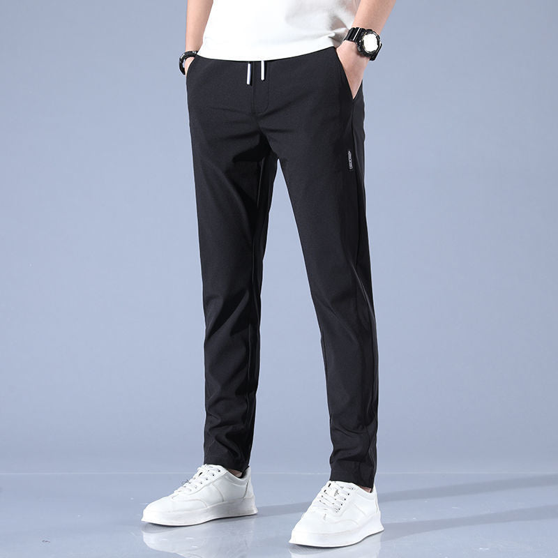Casual silk pants for men