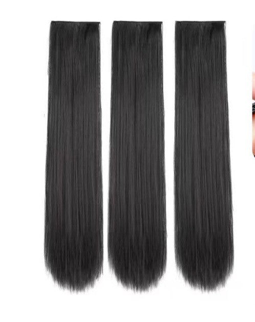 3-Piece Seamless Invisible Long Curly Hair Extensions for Women