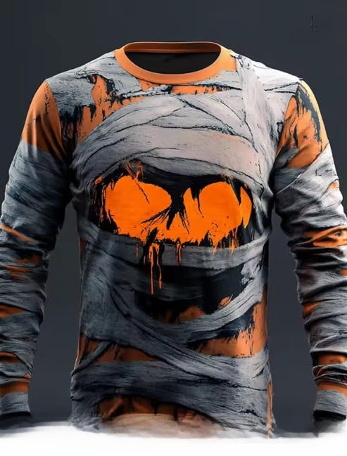 Skull Mummy 3D Printed Casual T-Shirt