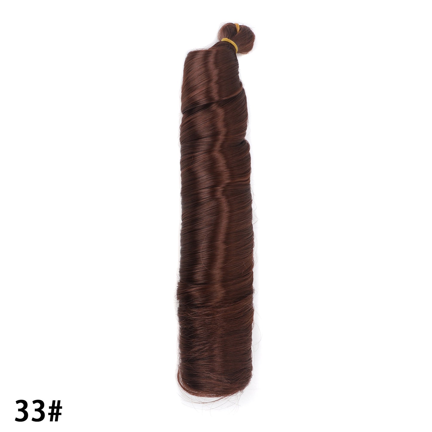 Crochet hair tubes curved wigs braids