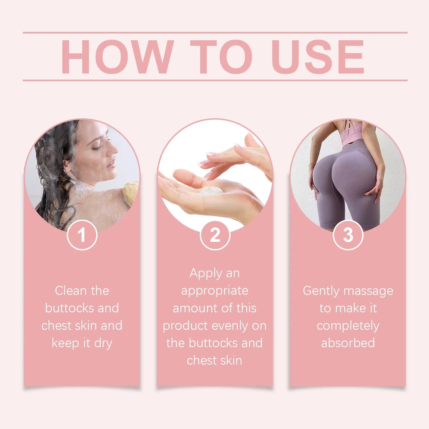 nlarge Hip Firm Cream Fast Grow Plump Butt Nourish Moisturize Big Ass Prevent Sag Enhance Sexy High Hip Cream for Buttock Care