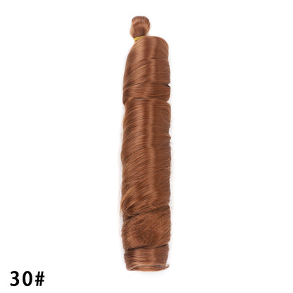 Crochet hair tubes curved wigs braids