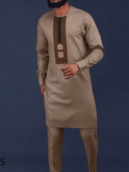 men embroidery suit