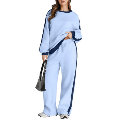 Pullover hoodie and sweatpants for women