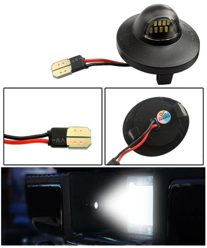 2X LED License Plate Light Rear Bumper Tag Assembly Lamp for Ford F150 F250 F350