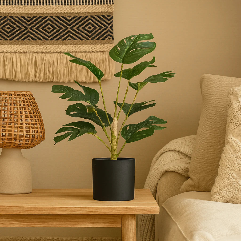 Simulation Monstera with Fairy Light