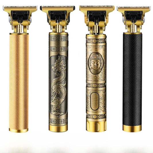 Rechargeable Electric Hair Clipper with Titanium Blade