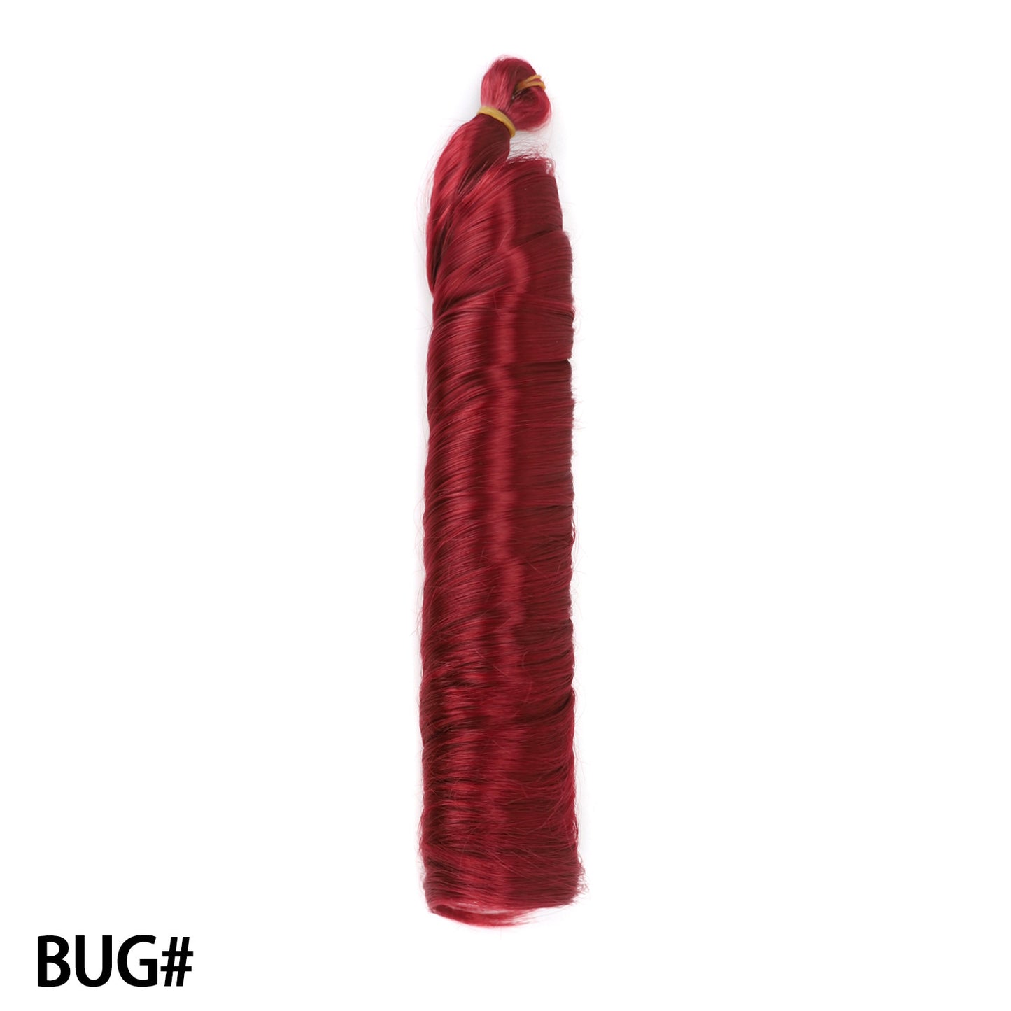 Crochet hair tubes curved wigs braids