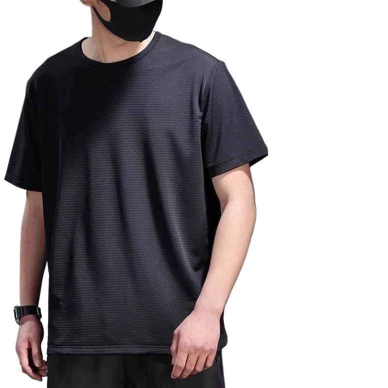 Ice Silk Short-Sleeved T-Shirt for Men