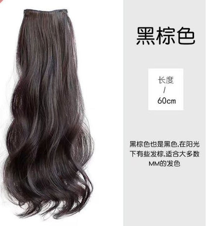 3-Piece Seamless Invisible Long Curly Hair Extensions for Women