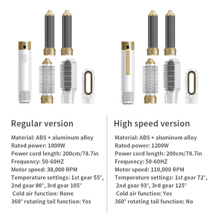 Multifunctional 5-in-1 Hot Air Comb Hair Styler