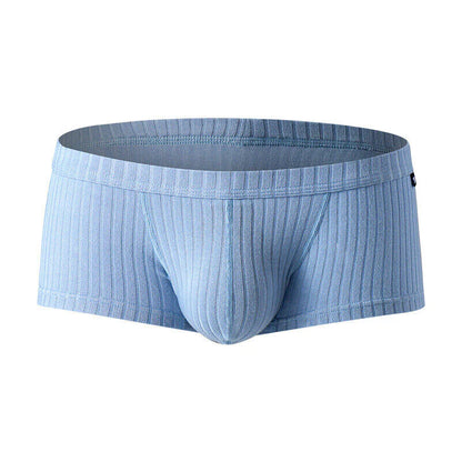 Men'S Sexy Underwear Low Waist Briefs U Pouch Boxers Striped Shorts Underpants