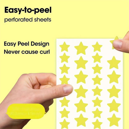 400/200 pieces/box yellow star shaped face acne patch, mild and non irritating hydrogel acne patch, necessary to cover acne
