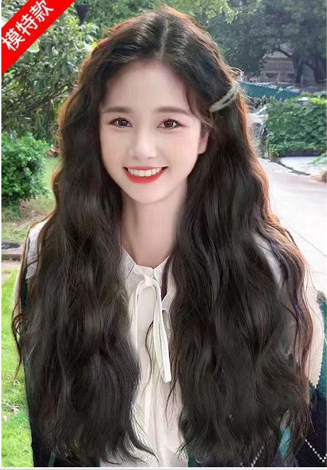 3-Piece Seamless Invisible Long Curly Hair Extensions for Women