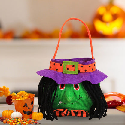 Halloween Decorations Witch Pumpkin Tote Bag