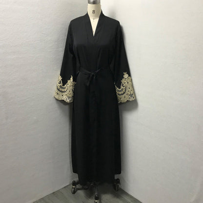 Elegant Embroidered Abaya Dress for Women