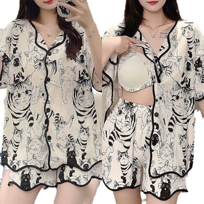 l Fashion Printed Pattern Home Clothes