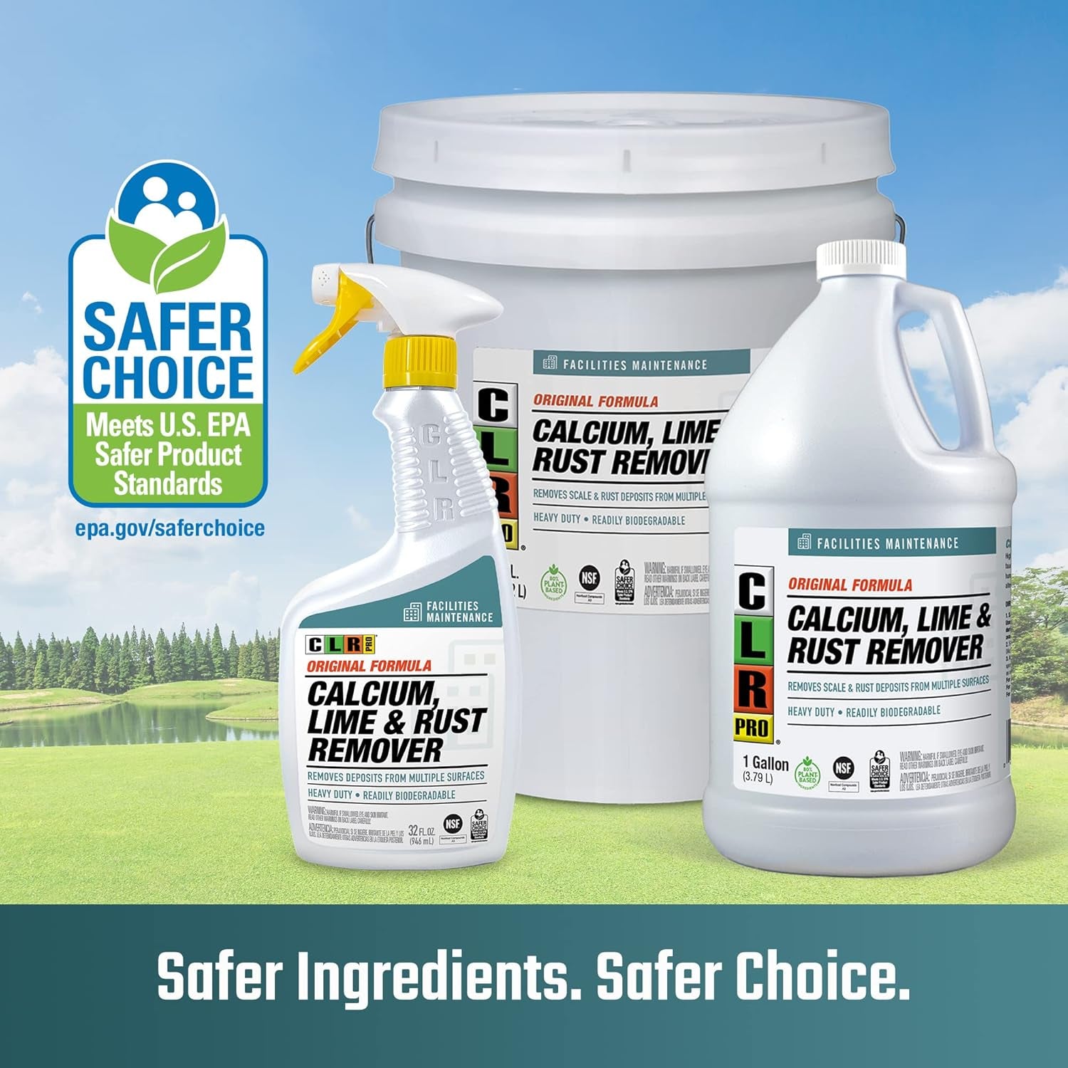 PRO Calcium, Lime, and Rust Remover - 1 Gallon Bottle (Set of 2)